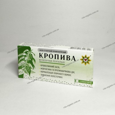 Фитосвечи с крапивой, Эконика